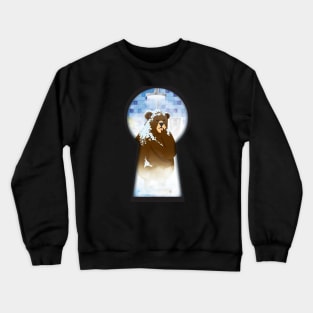 Dalston Bear in Shower Crewneck Sweatshirt